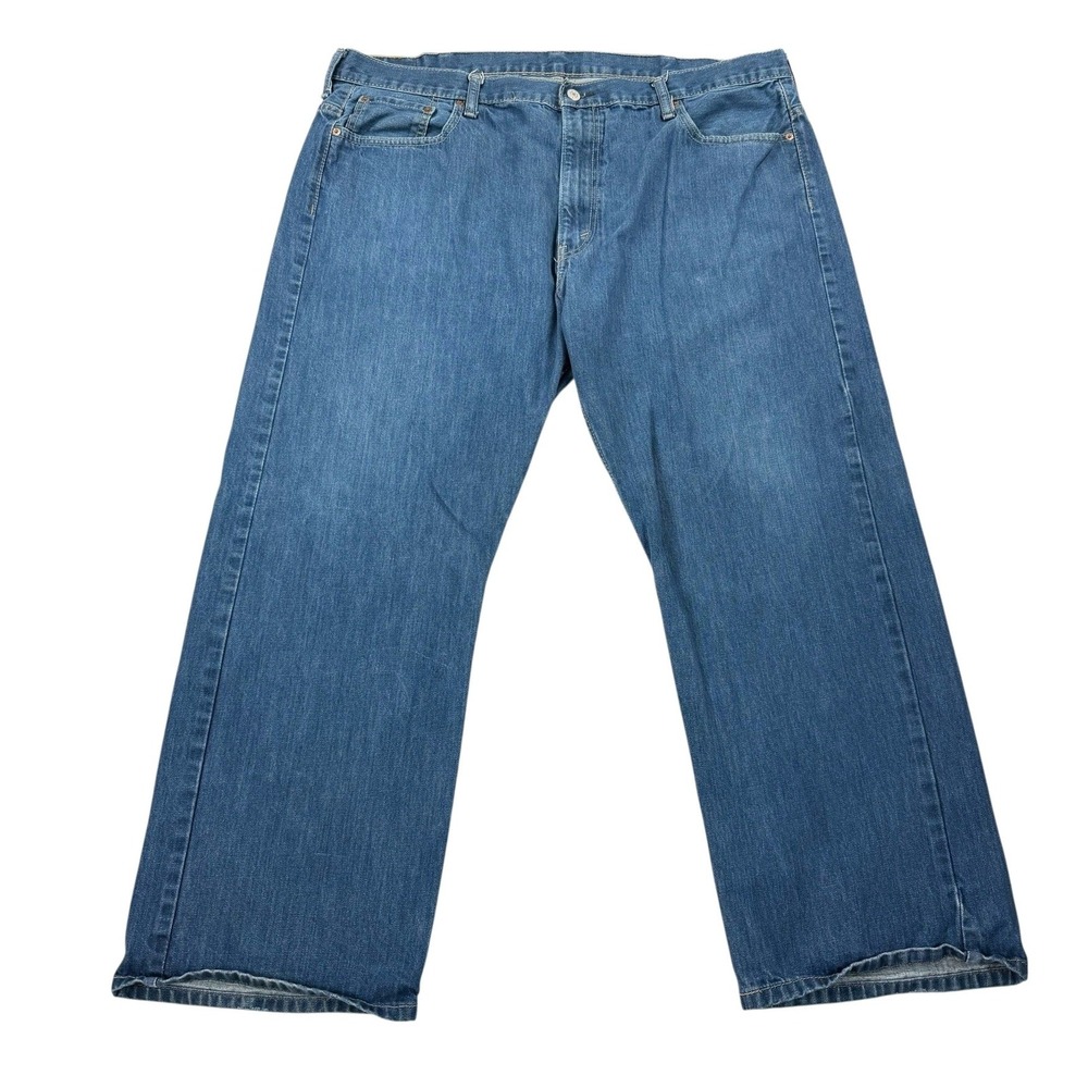 Levi's 569 Loose Straight Jeans Mens 42x30 Baggy Y2K Skater Blue Denim‎